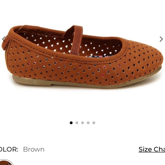 * GIRLS' CARTERS TODDLER & LITTLE KID EASTON MARY JANE FLATS - Picture 1 of 6